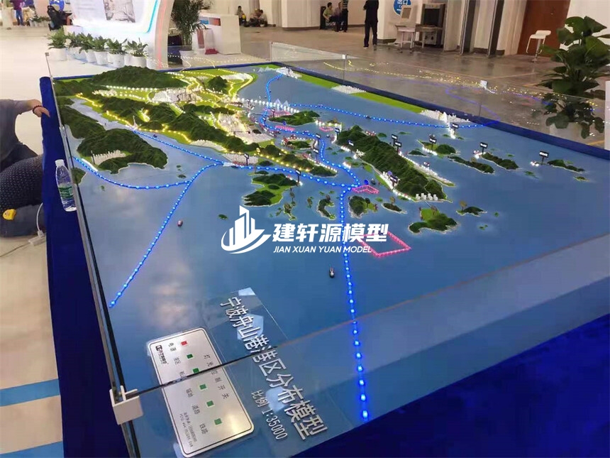 芜湖地形地貌模型